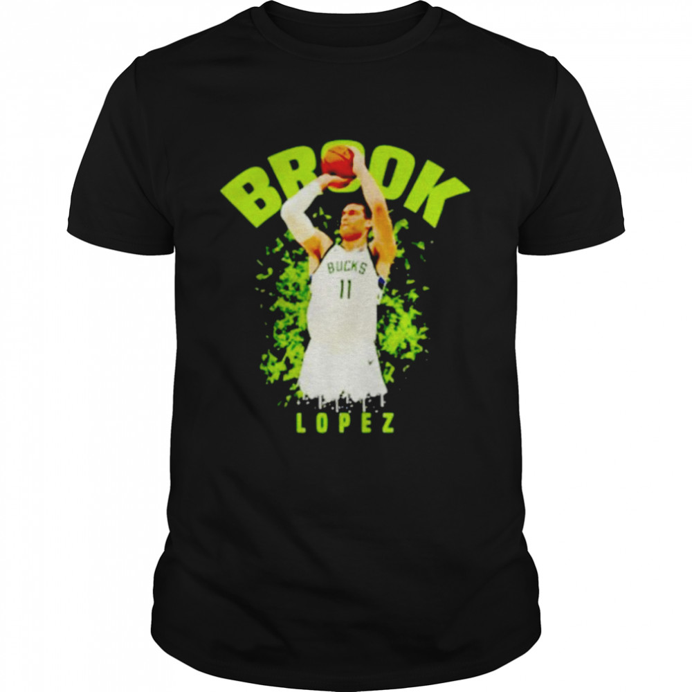 brook Lopez Milwaukee Bucks basketball shirt