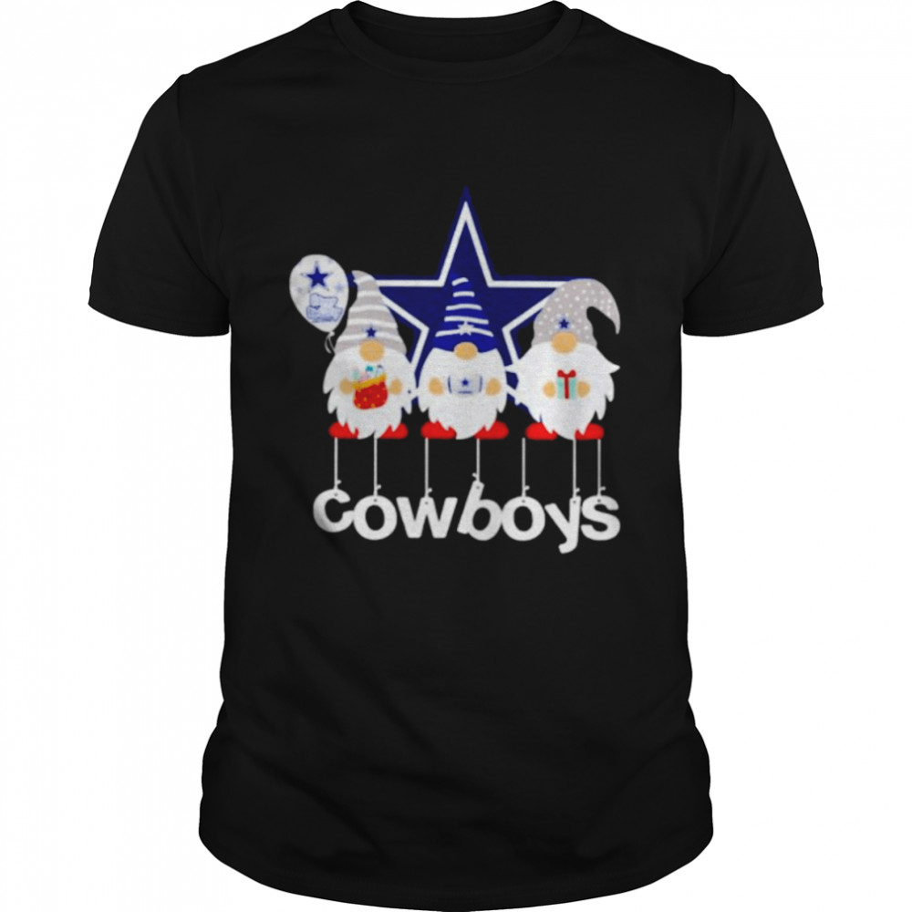 dallas Cowboys gnomes Christmas shirt