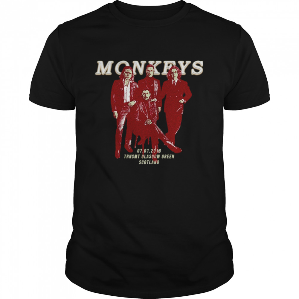 Live Glasgow Green Arctic Monkeys shirt