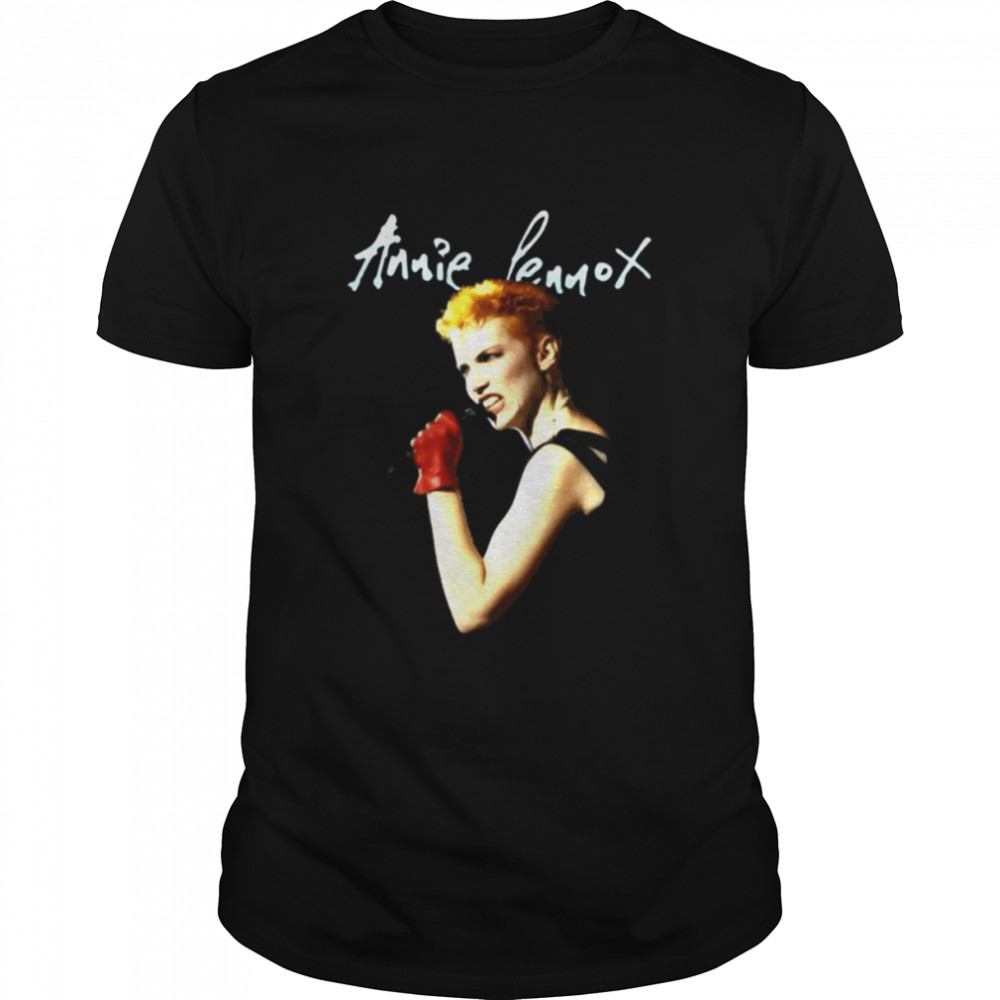 No More I Love You’s Annie Lennox shirt