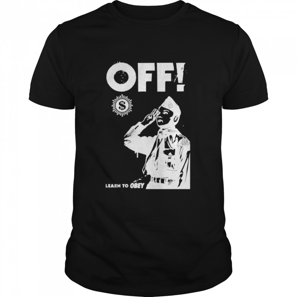 Off The Offspring Hardcore Learn To Obey shirt