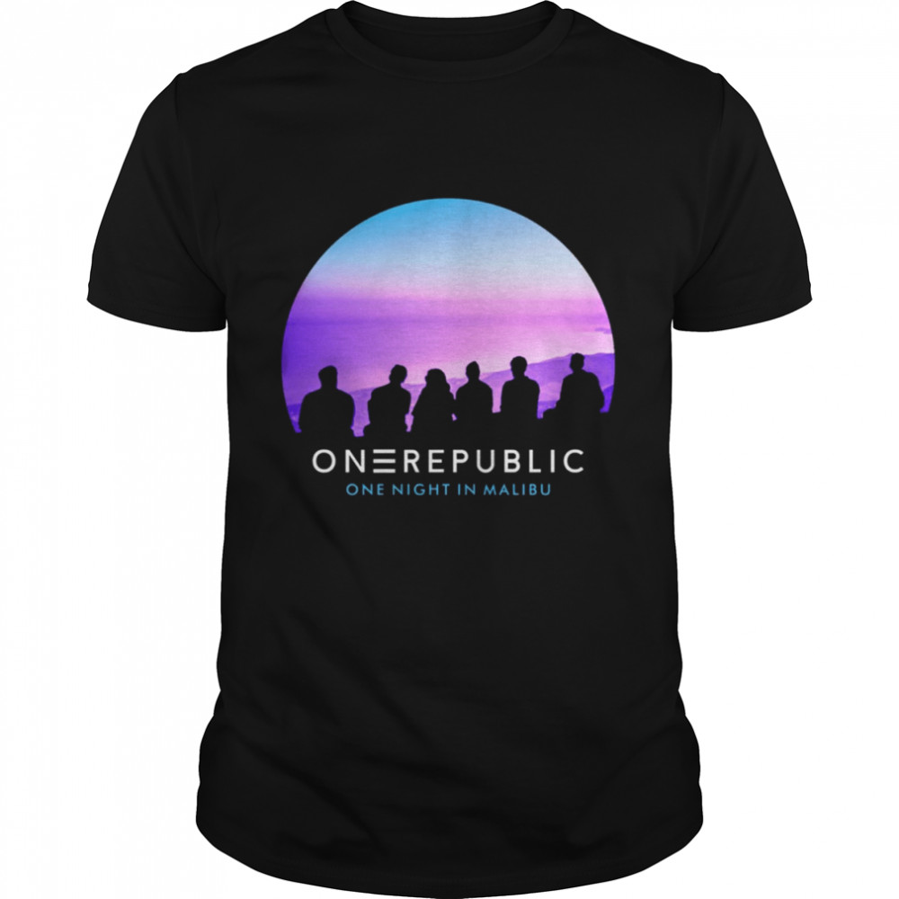 One Night In Malibu Onerepublic Band shirt