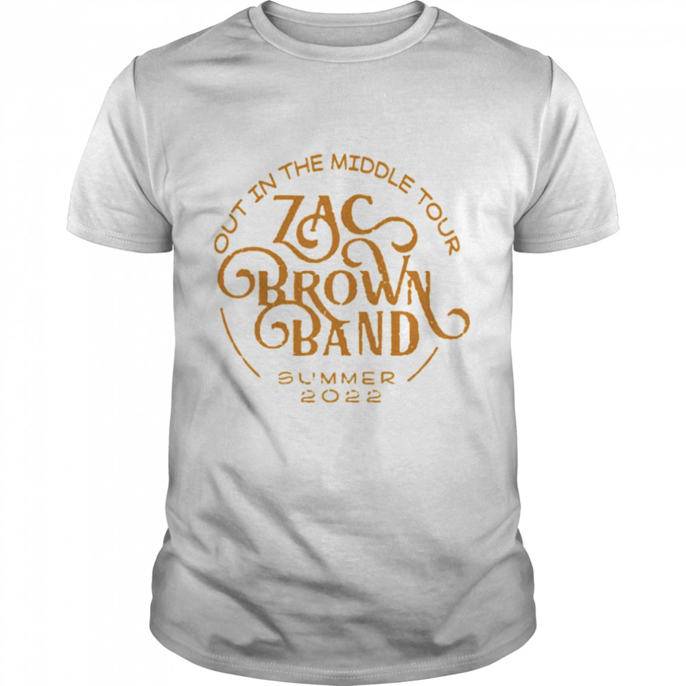 Out In The Middle Tour Zac Brown Band shirt