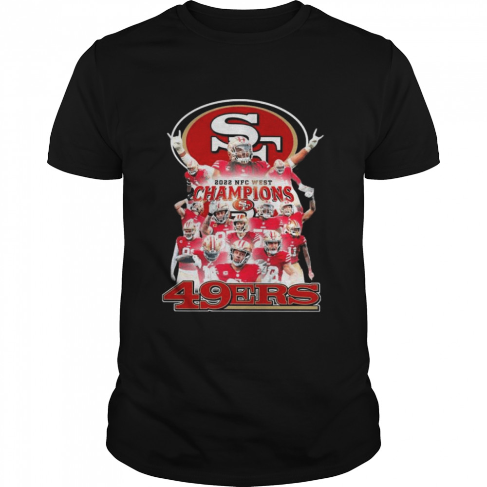 San Francisco 49ers 2022 NFC west champions shirt