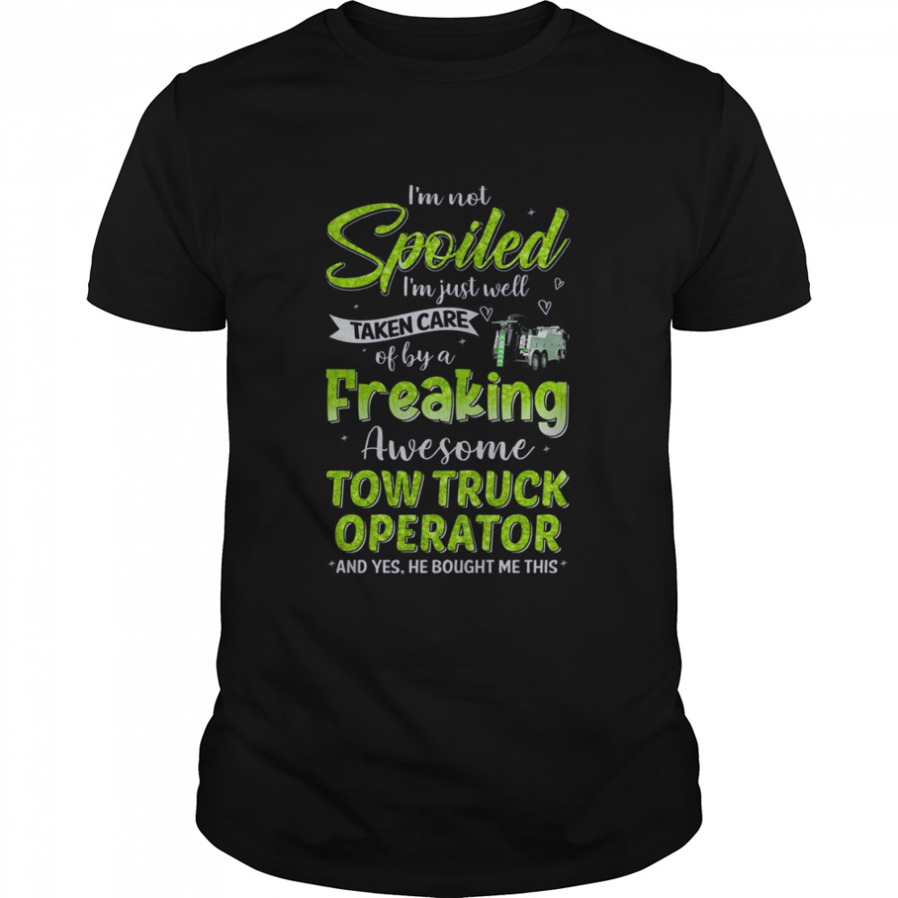 Tow Truck Operator Wife Girlfriend shirt