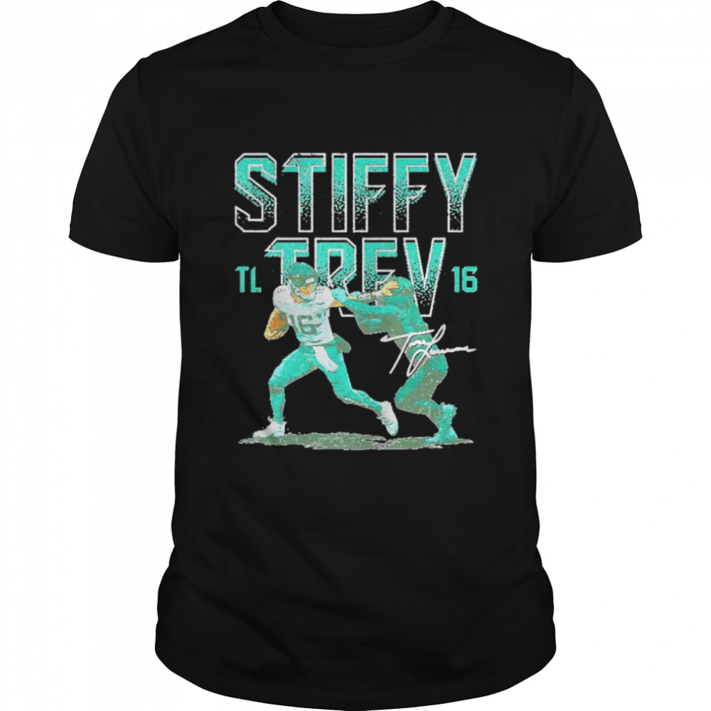 Trevor Lawrence Jacksonville Stiff Arm signature shirt