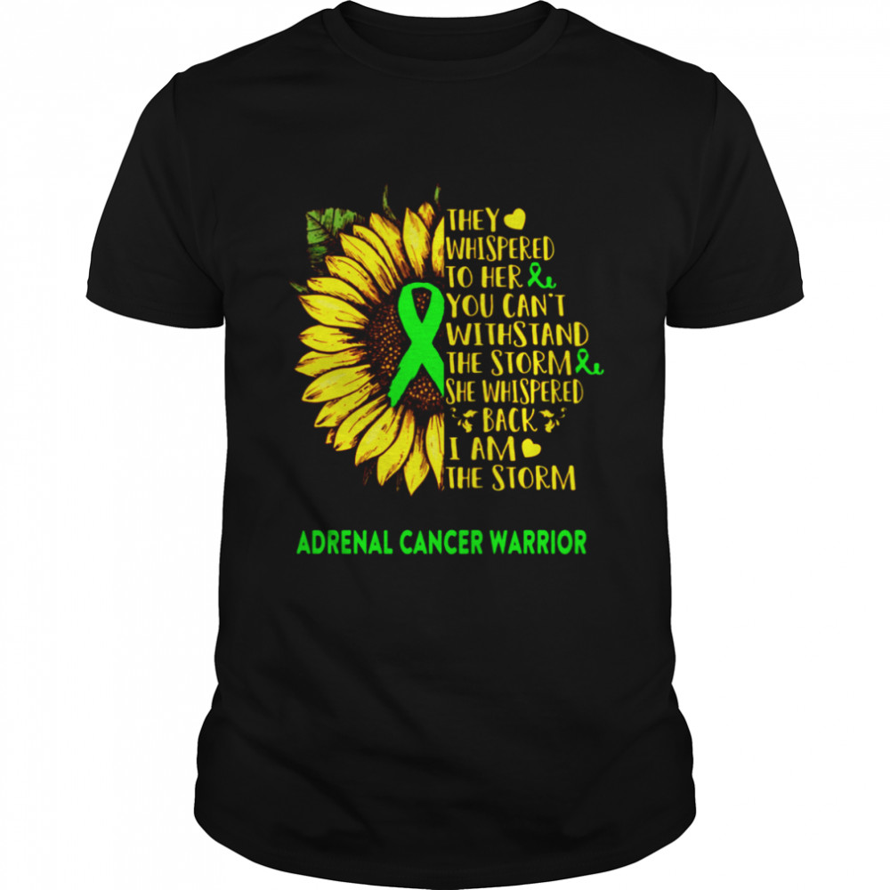 Adrenal Cancer Warrior I Am The Storm Shirt