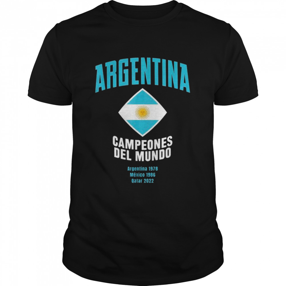 Argentina World Champion 2022 Campeones Del Mundo T-Shirt