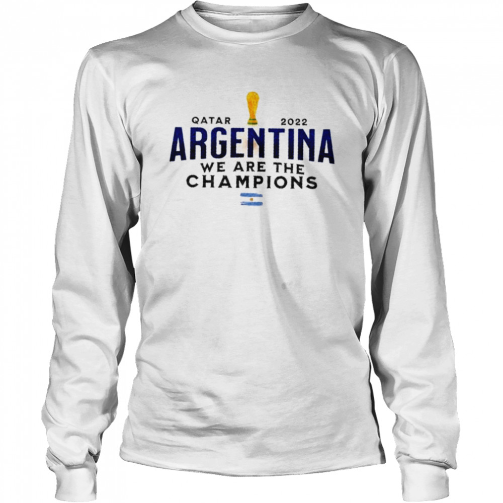 Argentina World Champion qatar 2022 Argentina campeon del mundo T- Long Sleeved T-shirt