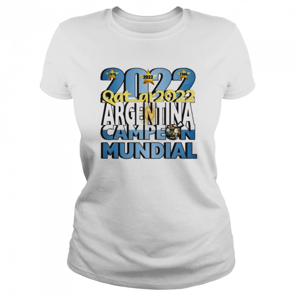 Argentina World Cup Champions QATAR 2022 T- Classic Women's T-shirt