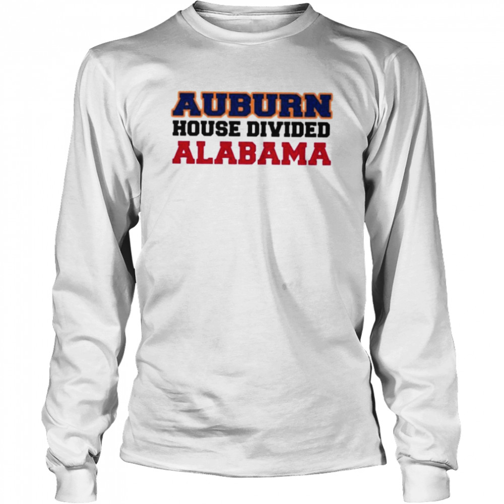 Auburn House Divided Alabama  Long Sleeved T-shirt