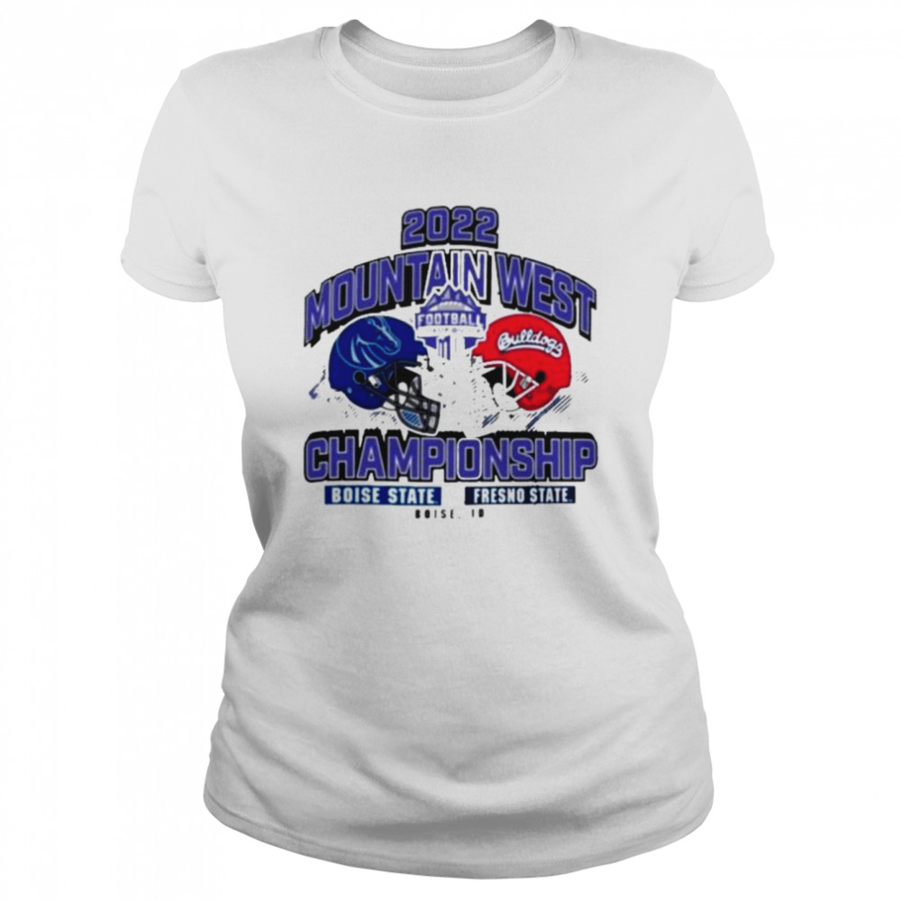 Boise State Vs Fresno State 2022 Mountain West Football Championship  Classic Women's T-shirt