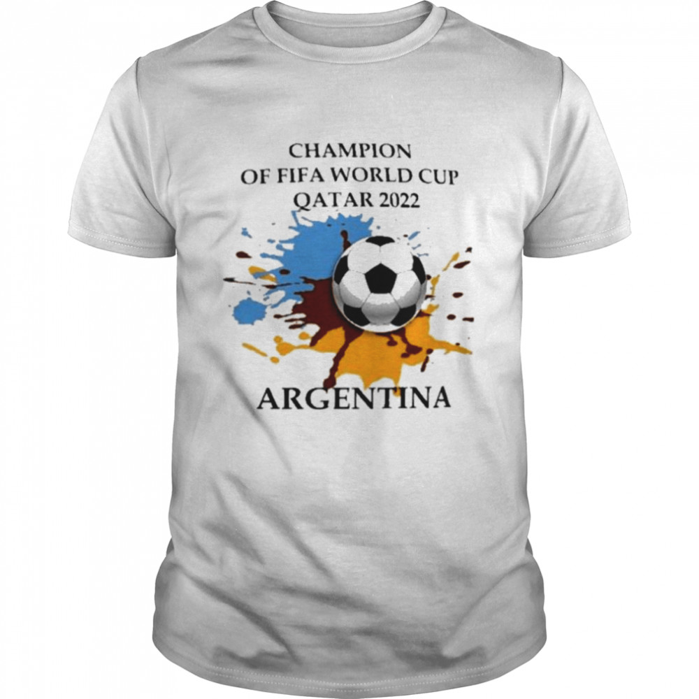 Champion OF Fifa World Cup Qatar 2022 Argentina T-Shirt