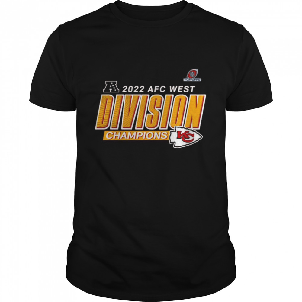 Kansas City Chiefs 2022 AFC West Division Champions Divide & Conquer T-Shirt