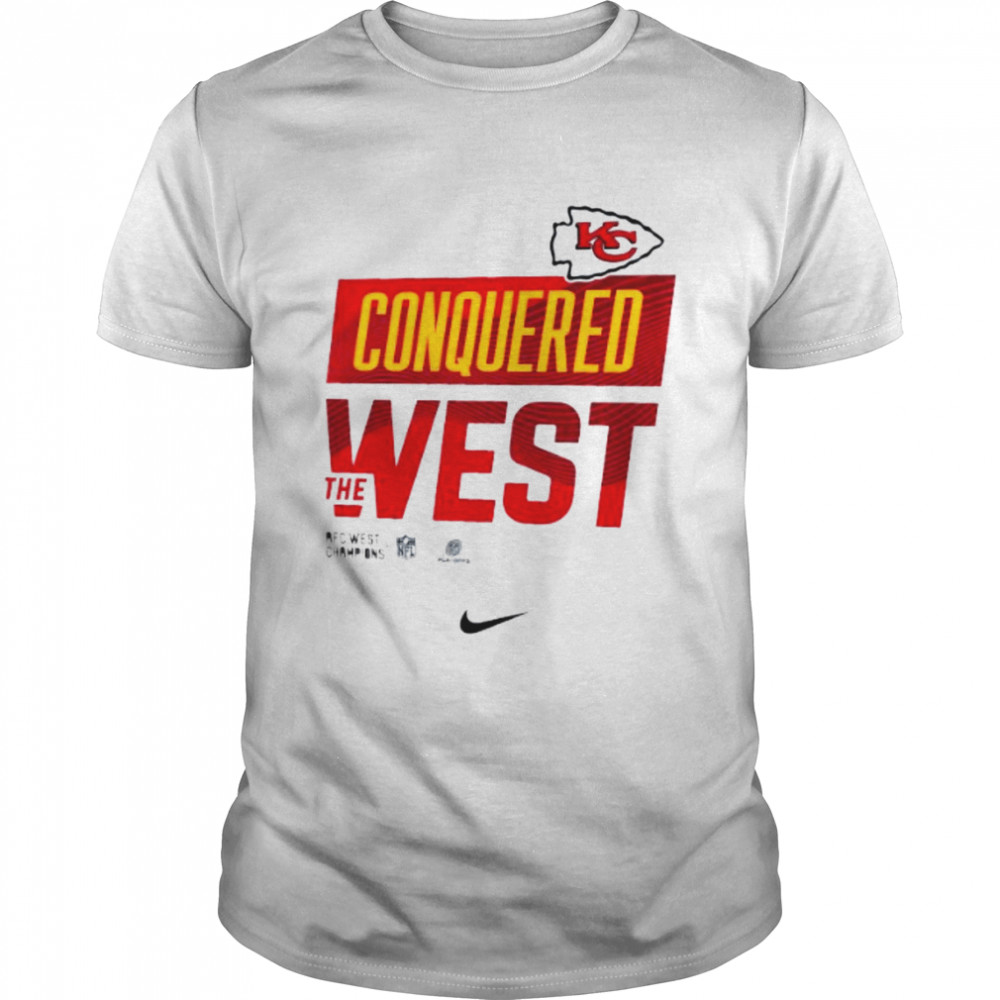 Kansas City Chiefs Nike 2022 AFC West Division Champions Locker Room T-shirt