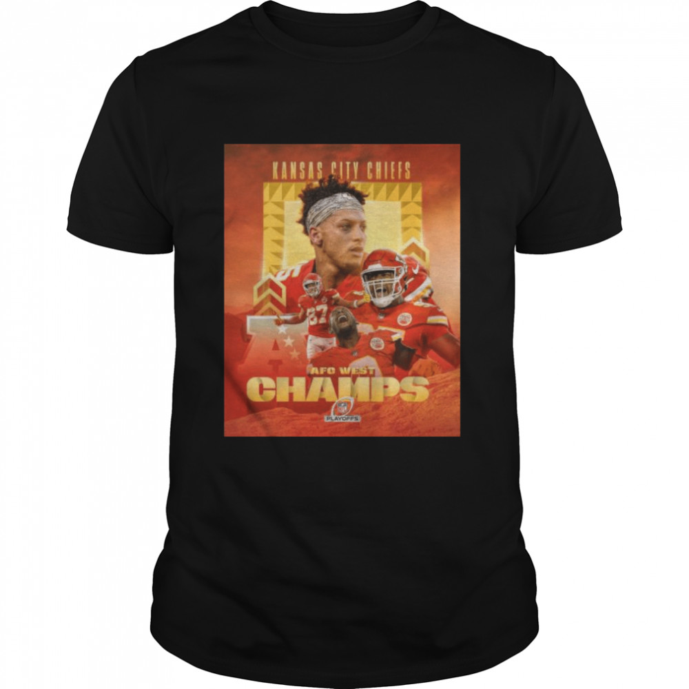 Kansas City Chiefs win 2022 Afc West Champ Nfl Playoff Shirt