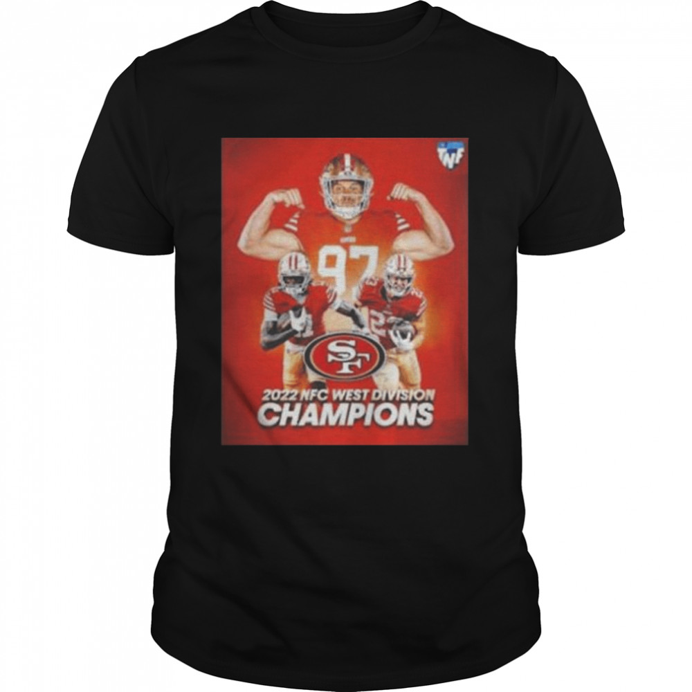 San francisco 49ers winner 2022 nfc west champions shirt