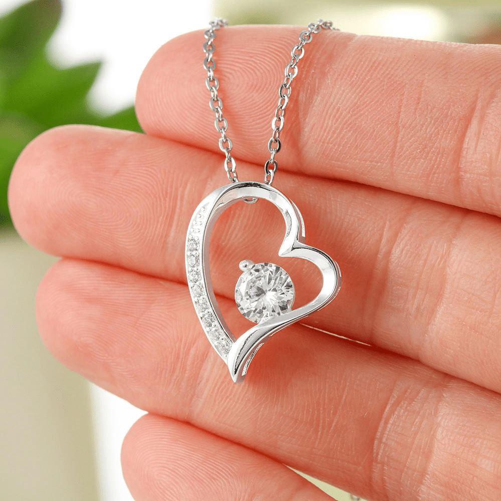 To My Daughter Together Forever Eternal Love Necklace