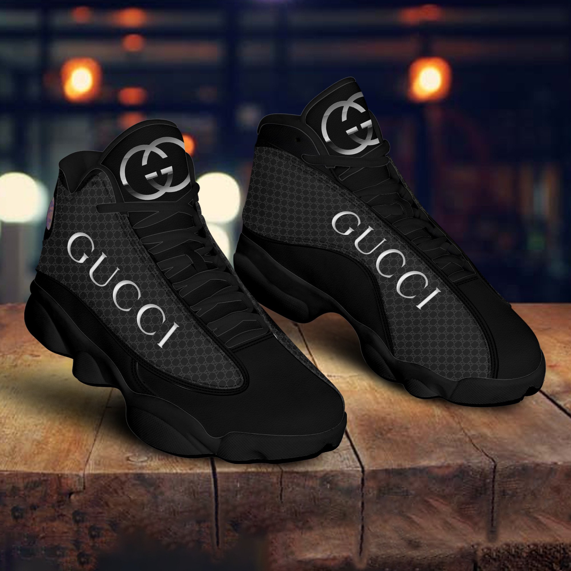 GC Black White Air Jordan 13 Sneakers Shoes ver 31