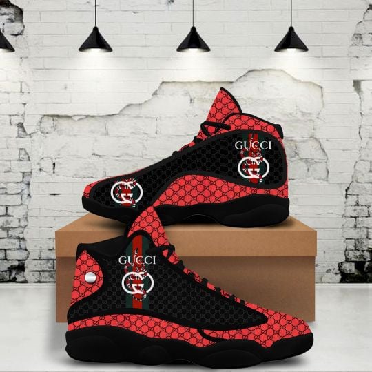 GC Red Snake Air Jordan 13 Sneakers Shoes Gifts  ver 25
