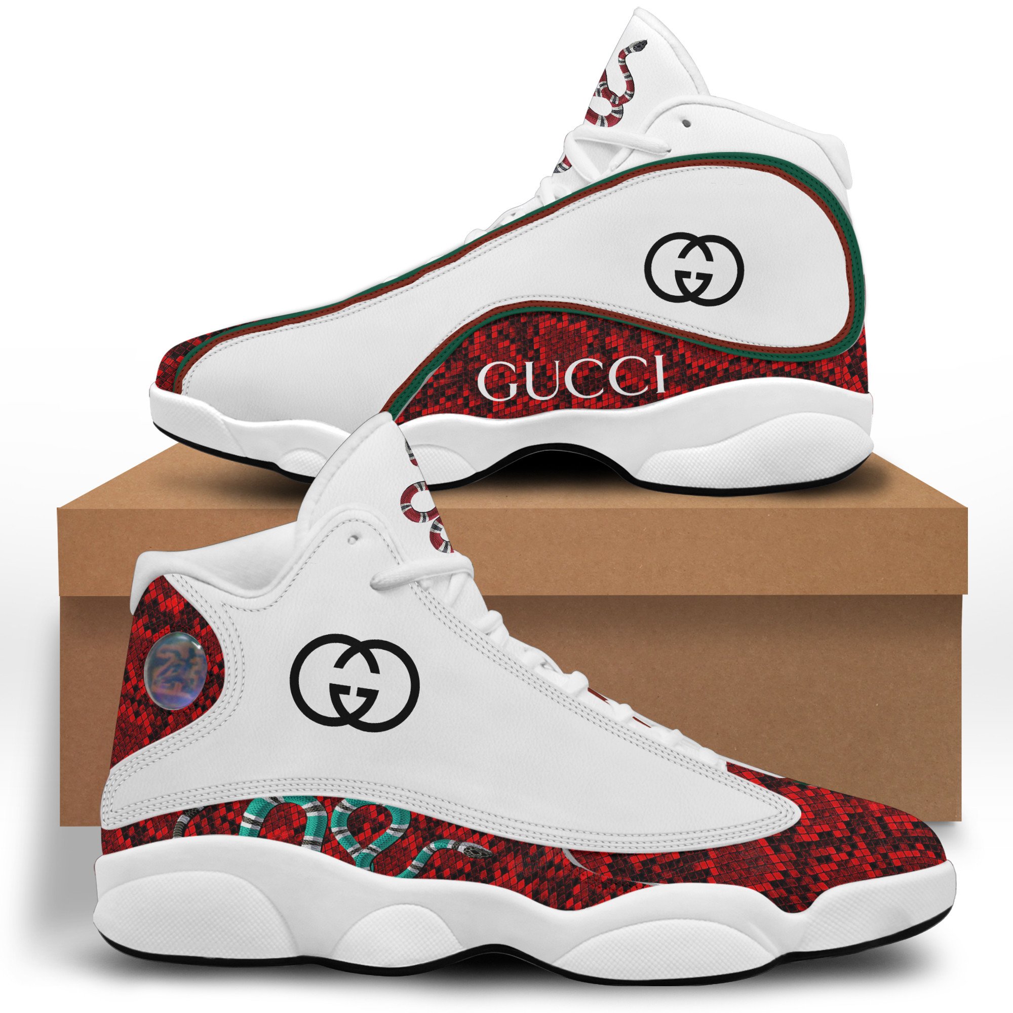 GC Snake Air Jordan 13 Sneakers Shoes ver 18