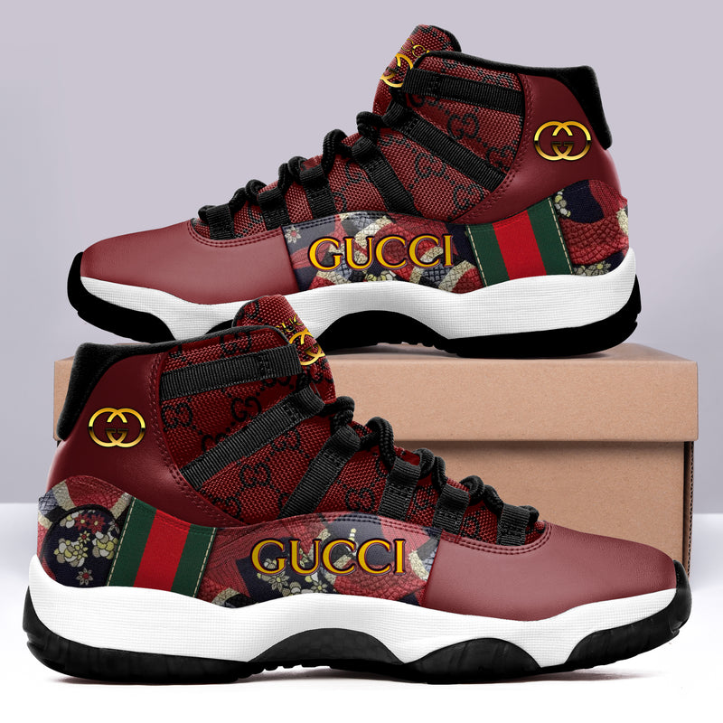 Gucci Red Air Jordan 11 Sneakers Shoes Hot 2022 For Men Women HT