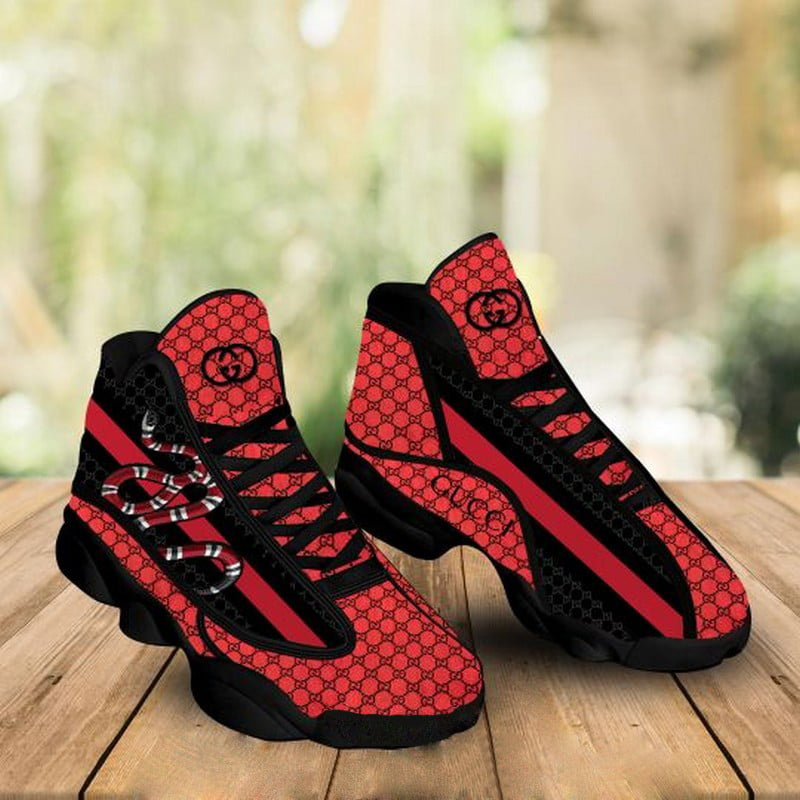 New GC Red Snake Air Jordan 13 Sneakers Shoes  ver 3