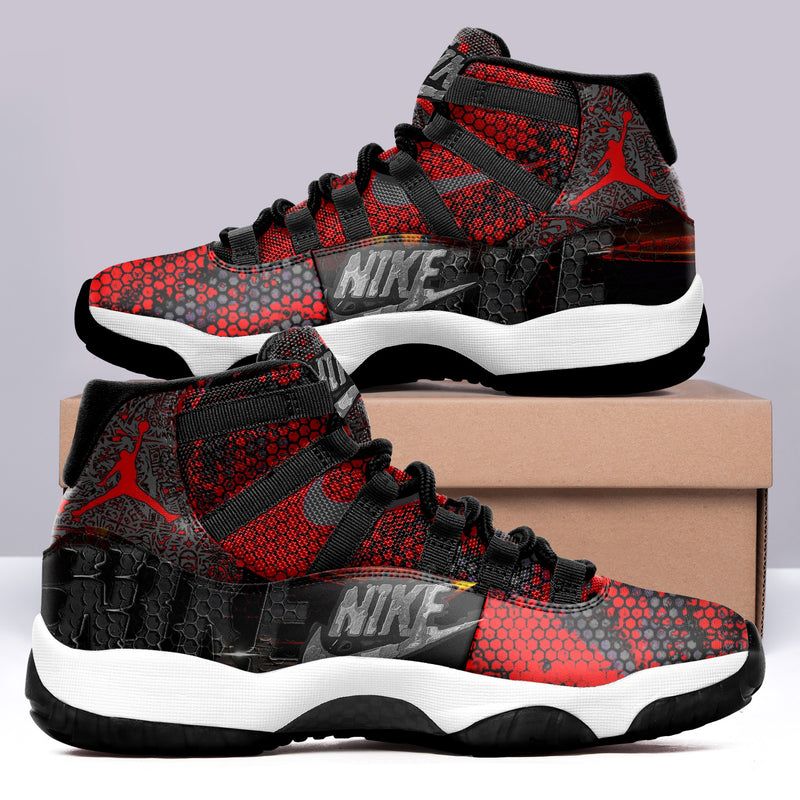 Nike Red Air Jordan 11 Sneakers Shoes Hot 2022 For Men Women HT