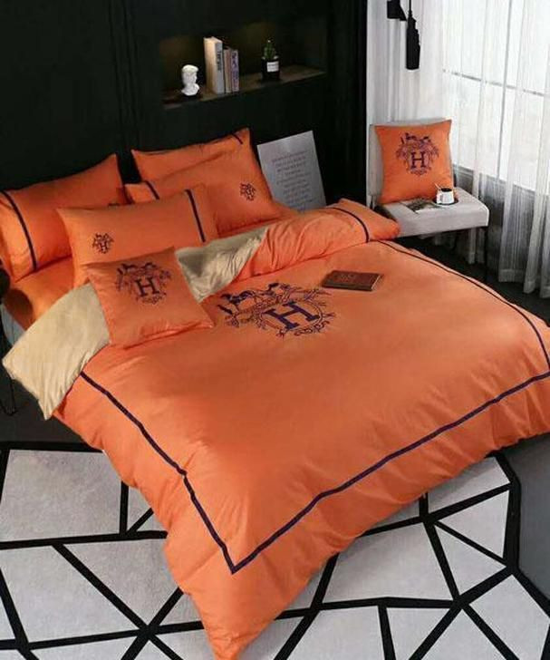 Orange Paris Luxury Brand Bedding Sets