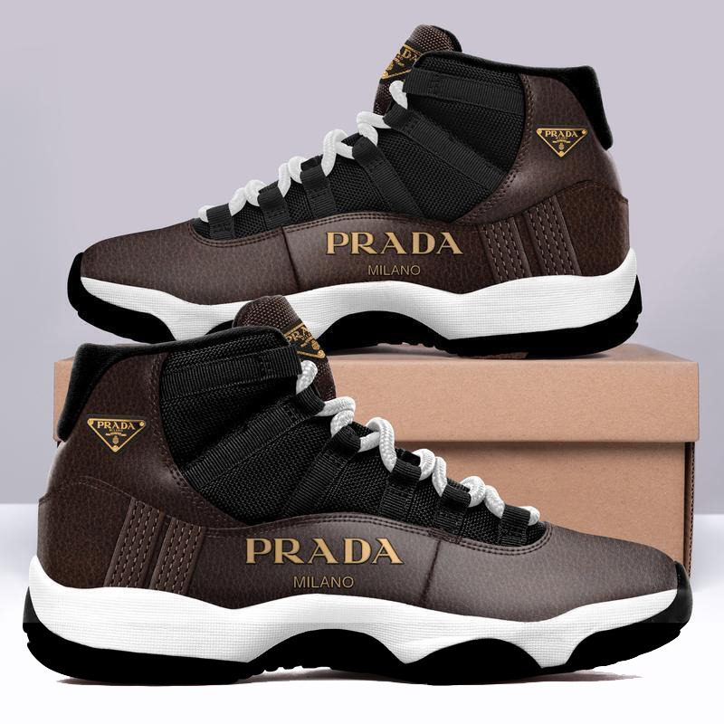 Prada Milano Air Jordan 11 Sneakers Shoes Hot 2022 Gifts For Men Women HT