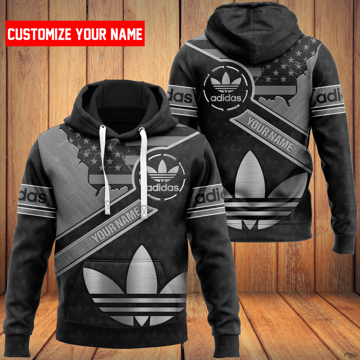 ADD 3D Customize Name Hoodie ADD5351  Ver 16 Hoodie