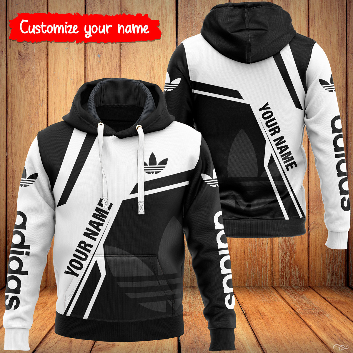 ADD 3D Customize Name Hoodie ADD5788  Ver 3 Hoodie