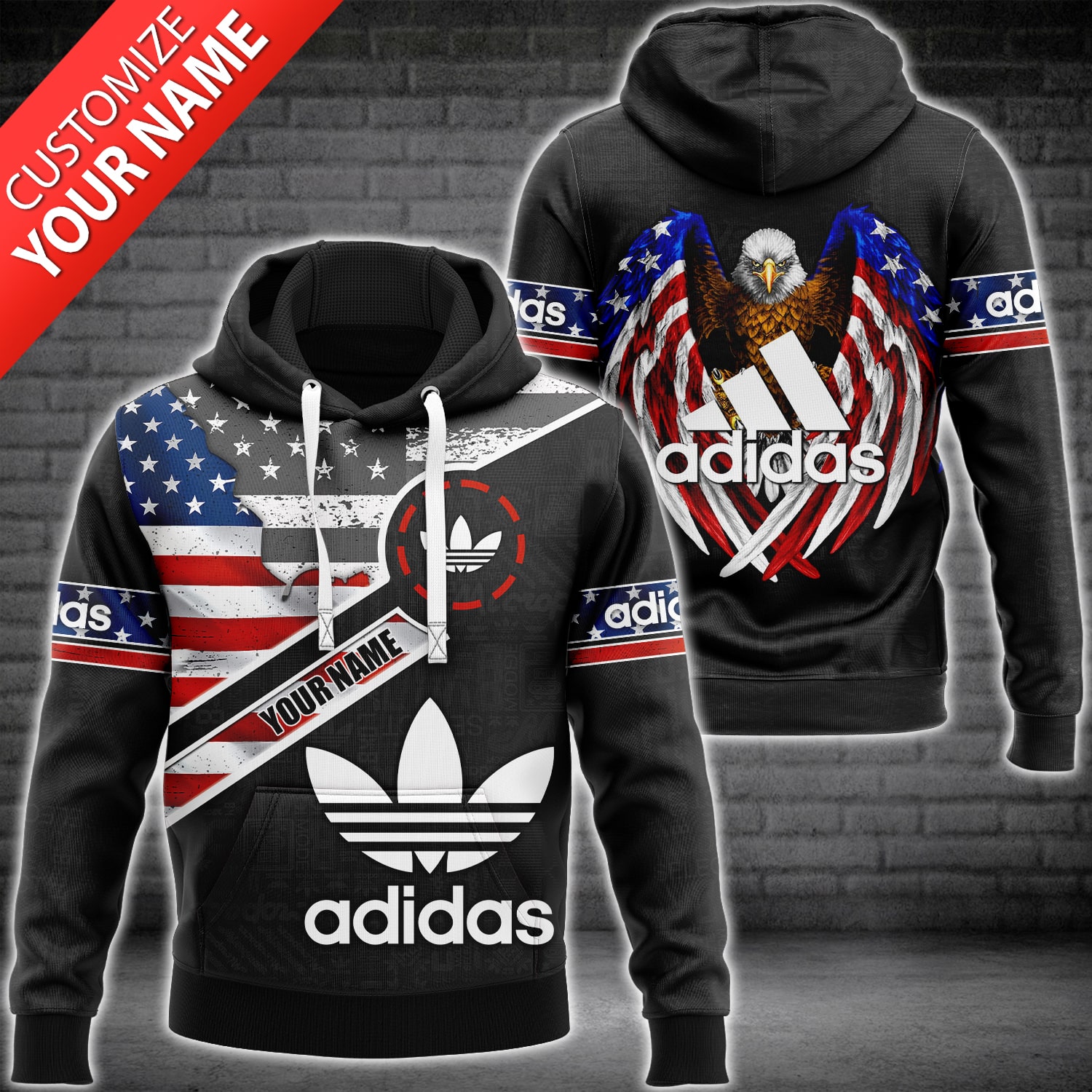 ADD 3D Customize Name Hoodie US ADD6138 Ver 14 Hoodie