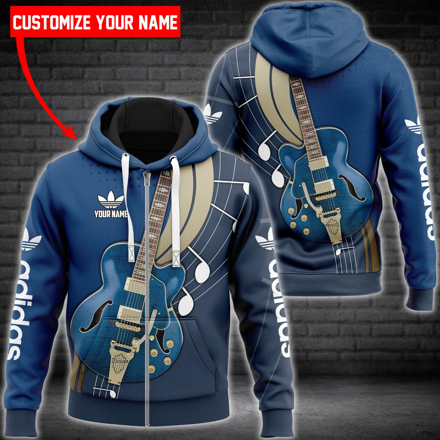 ADD Customize Name Zip Hoodie ADD5774 Ver 20 Zipper Hoodie