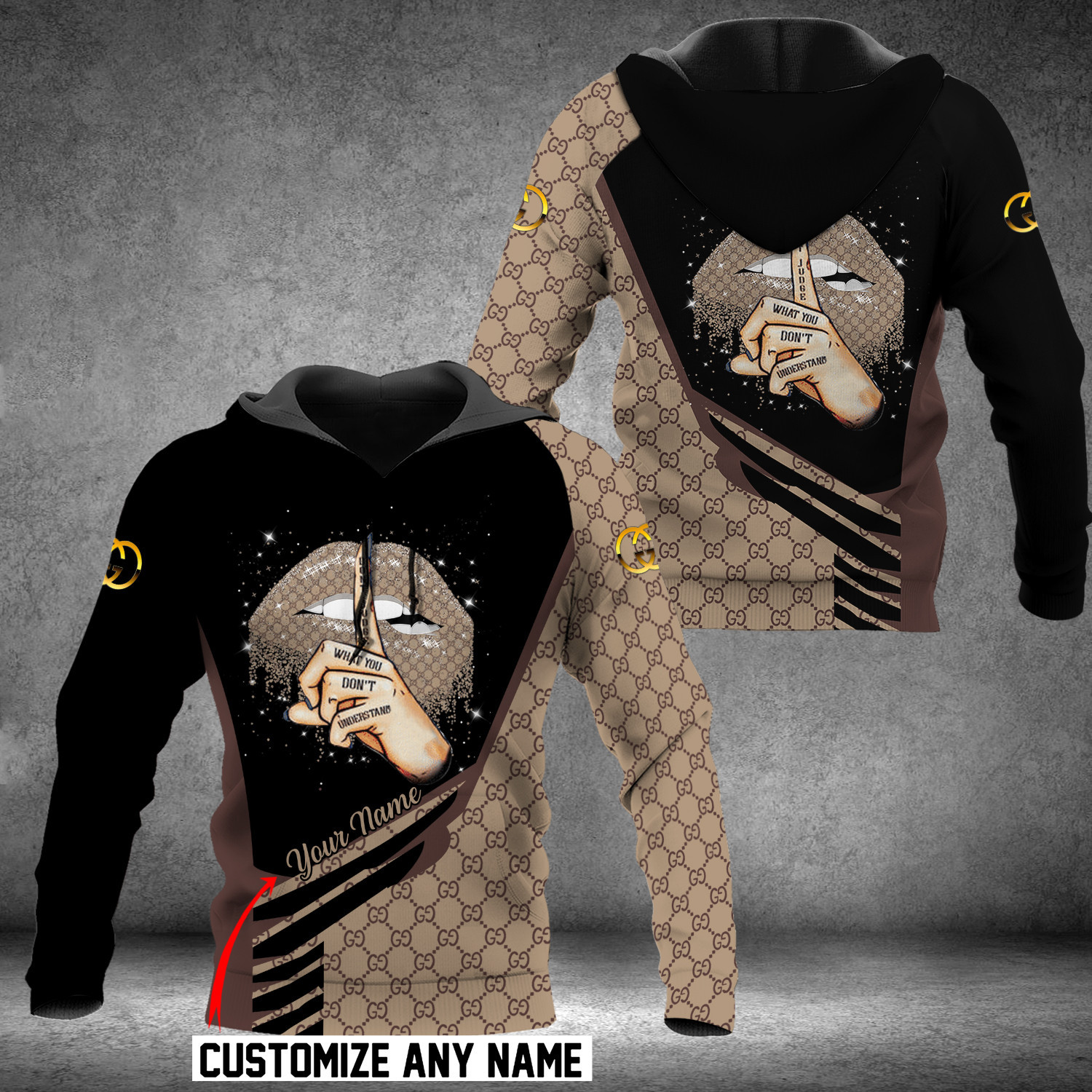 GC 3D Customize Name Hoodie GC5640  Ver 30 Hoodie