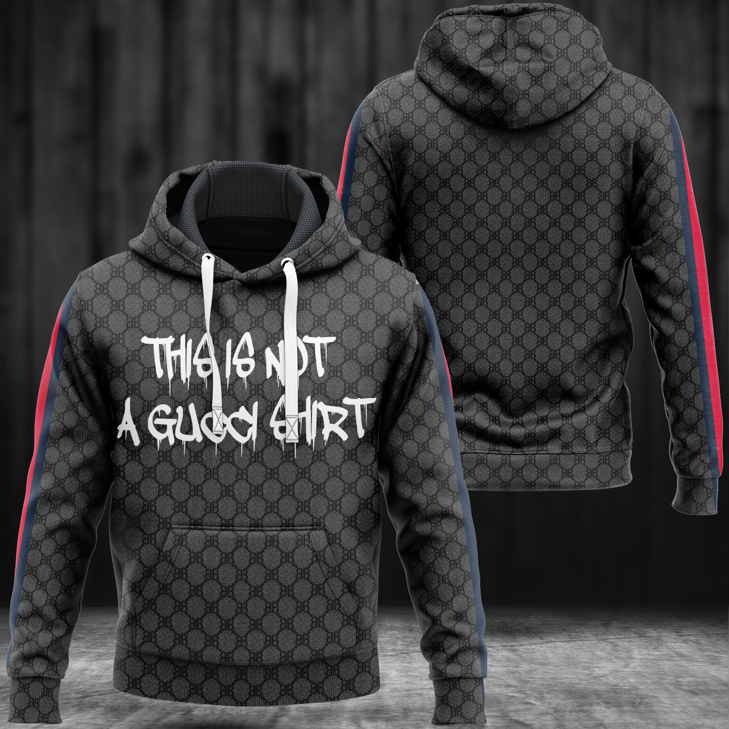 GC 3D Hoodie GC5980BK Ver 46 Hoodie