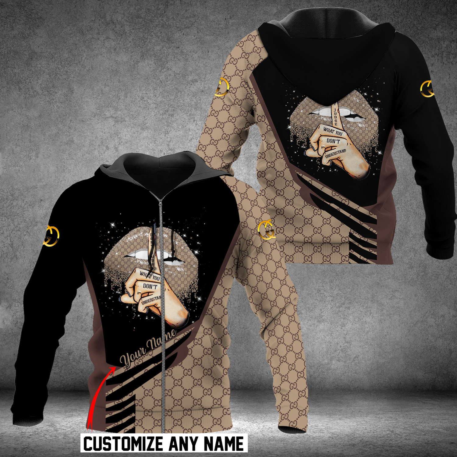 GC Customize Name Zip Hoodie GC5640 Ver 29 Zipper Hoodie