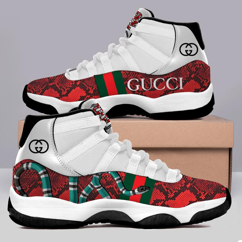 Gucci Brand Snake Air Jordan 11 Shoes Gucci Sneakers Gifts For Men Women HT