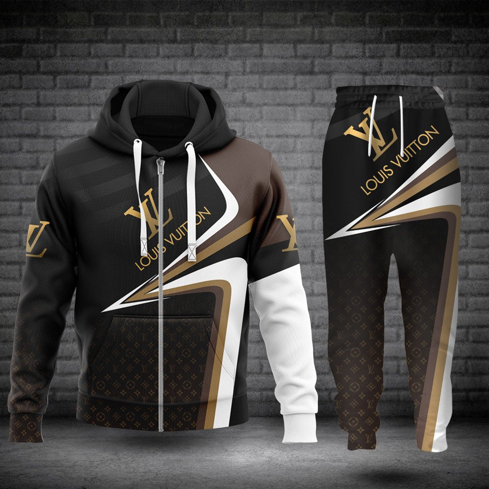 LV Zip Hoodie + Pants LV5556 Hoodie