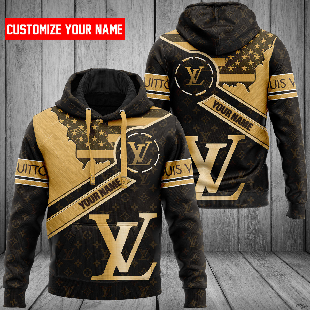 LVN 3D Customize Name Hoodie LVN5351  Ver 18 Hoodie