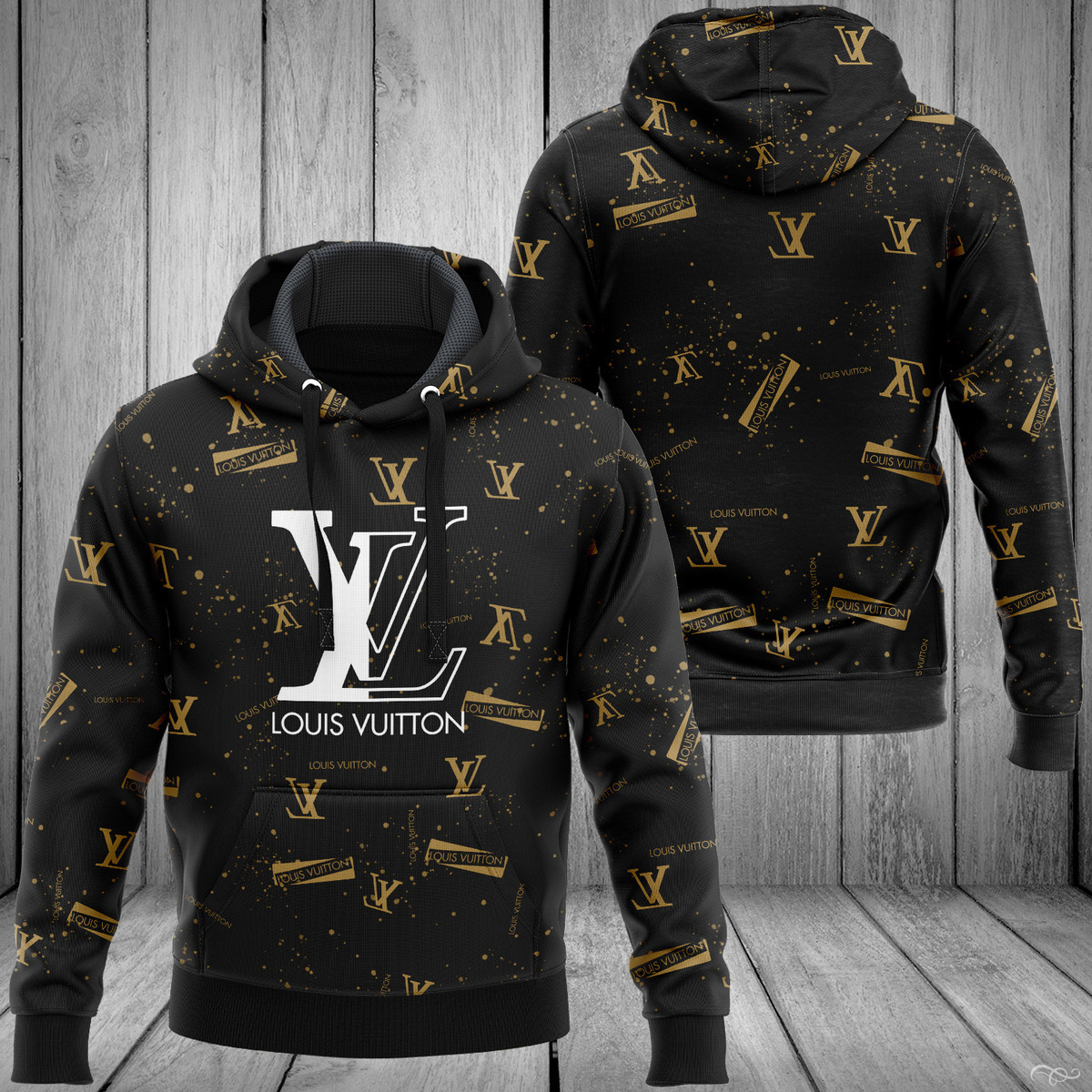 LVN 3D Hoodie LV5726BK Ver 101 Hoodie