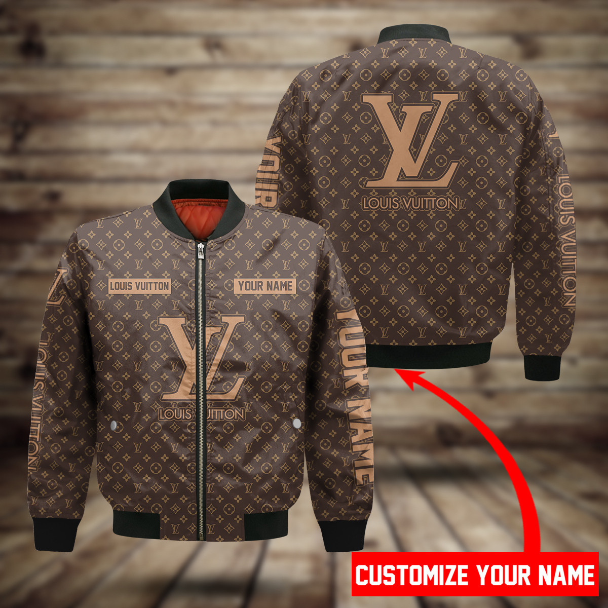 LVN Customize Name Bomber Jacket LV5178 Ver 33 Bomber