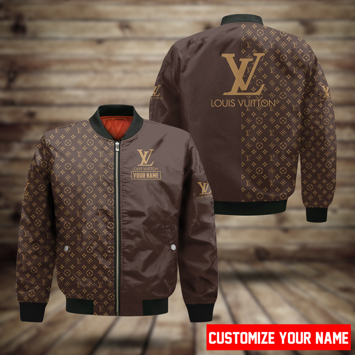 LVN Customize Name Bomber Jacket LV5191 Ver 25 Bomber