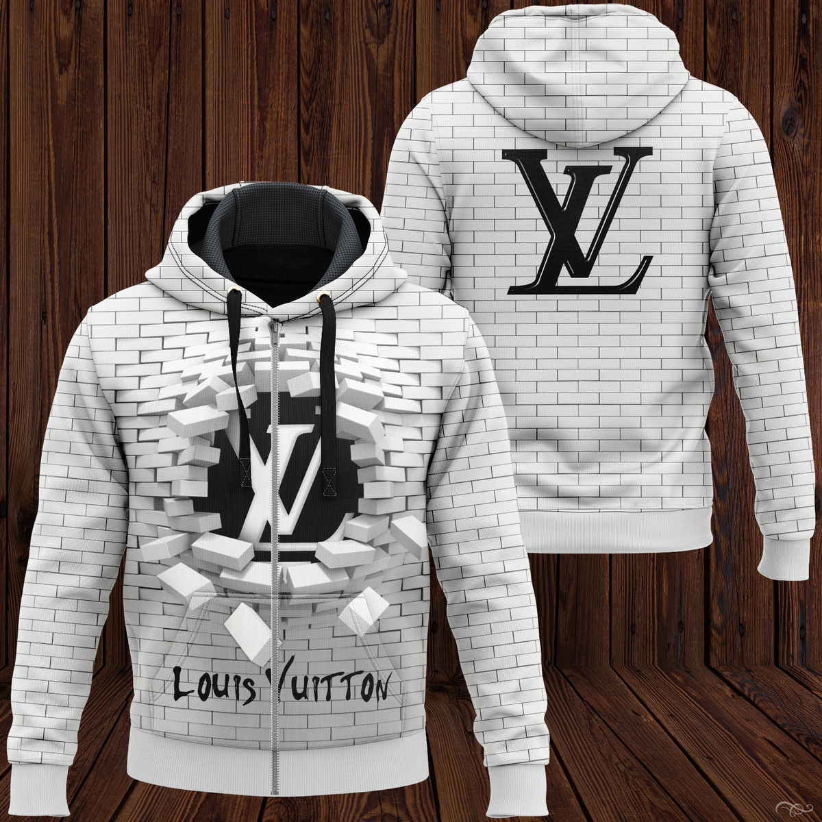 LVN Zip Hoodie LVN5801 Ver 21 Zipper Hoodie