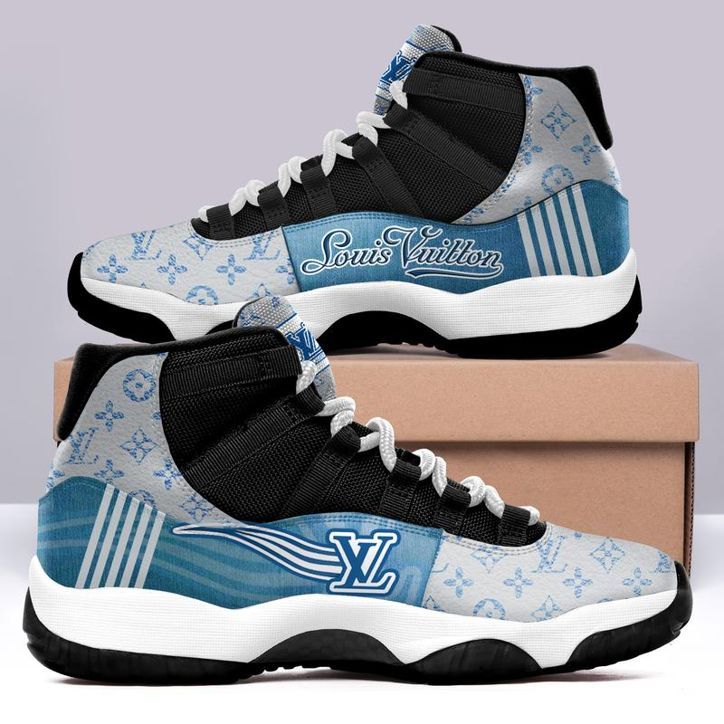 Louis Vuitton Geometric Sporty Air Jordan 11 Shoes Hot 2022 LV Sneakers Gifts For Men Women HT