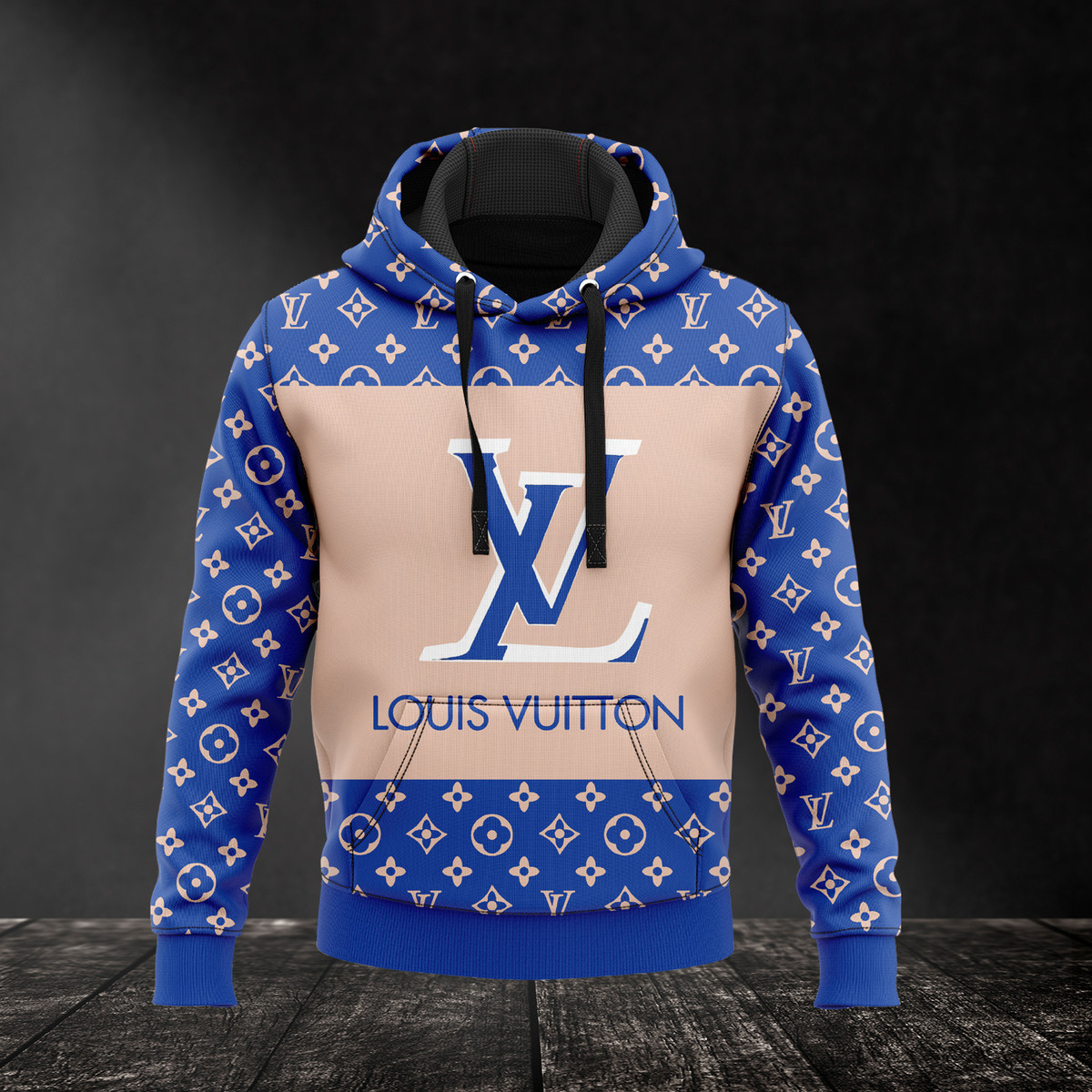 Luxury 3D Hoodie LV5162BL Ver 71 Hoodie