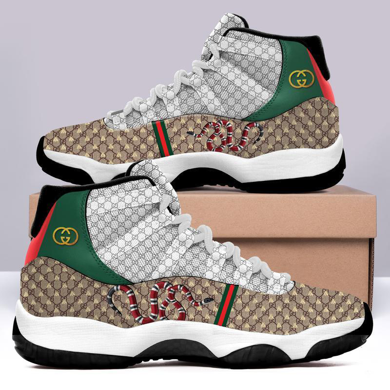 Luxury Gucci Snake Air Jordan 11 Shoes Hot 2022 Gucci Sneakers Gifts For Men Women HT