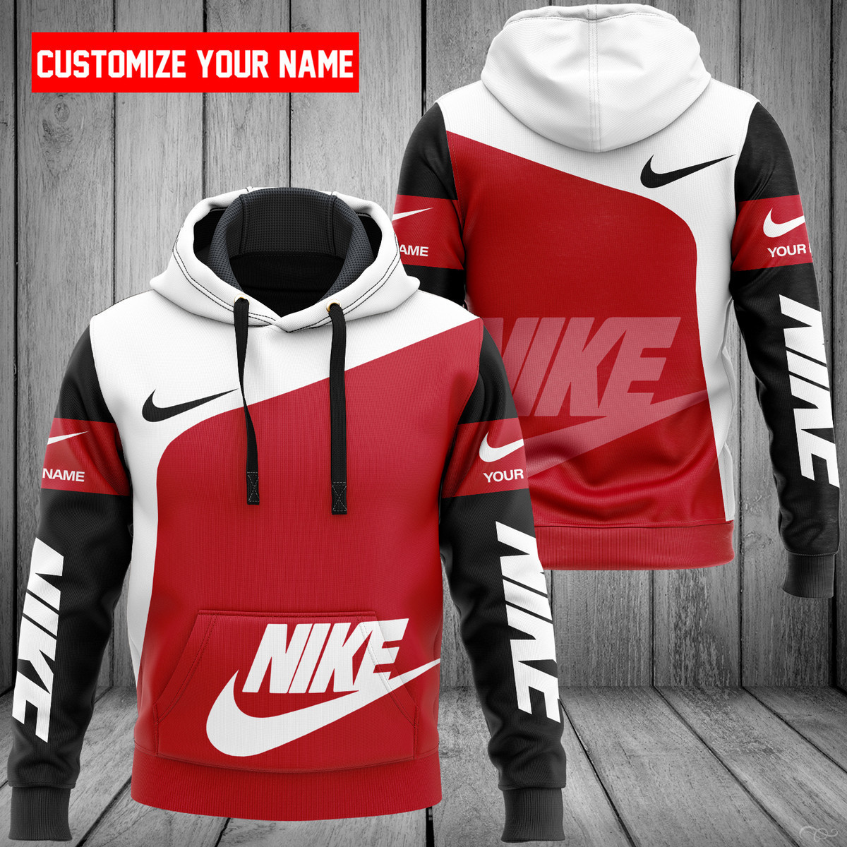 NK 3D Customize Name Hoodie NK5761  Ver 11 Hoodie