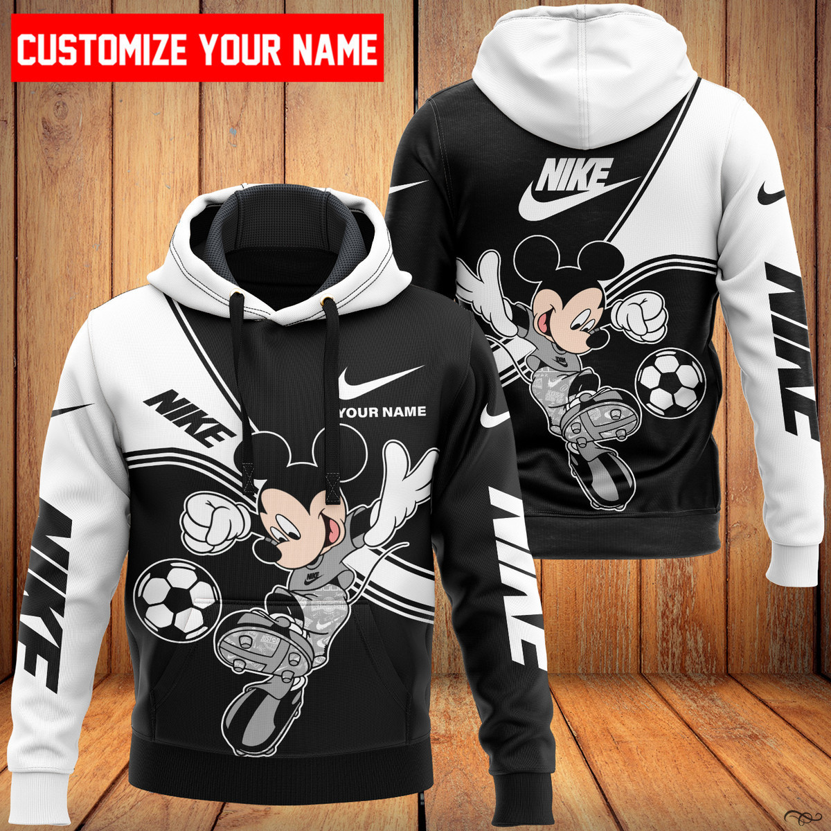 NK 3D Customize Name Hoodie NK5776  Ver 8 Hoodie