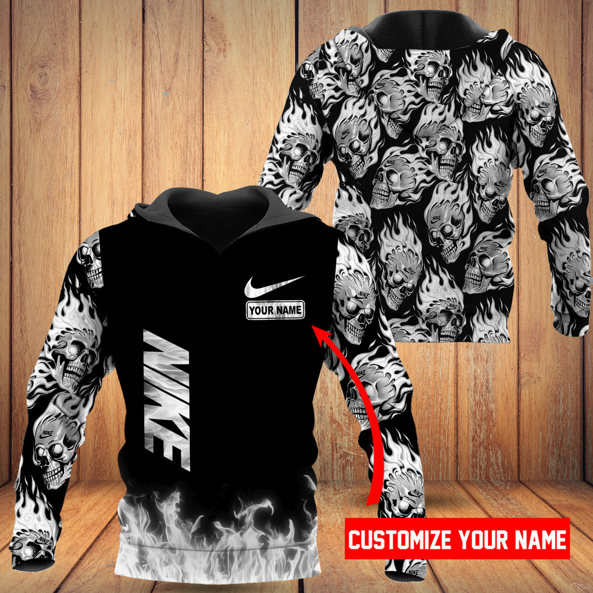 NK 3D Customize Name Hoodie US NK5130  Ver 61 Hoodie